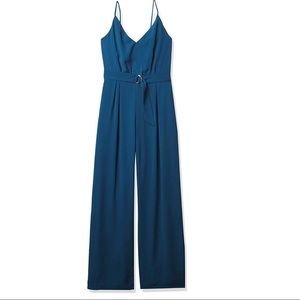 NWOT Jill Jill Stuart Spaghetti Strap Jumpsuit with Pockets, Coastal Blue, 0